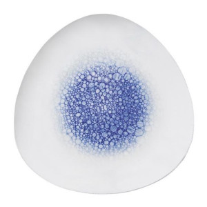 Talerz Trójkątny Serenity 21 Cm Porcelana Fine Dine Earth Colours Niebieska