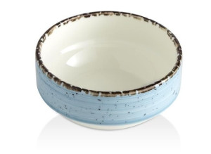 Miska Sztaplowana Turkus 450 Ml 12 Cm Porcelana Fine Dine Niebieska