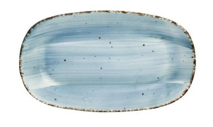 Półmisek Turkus 26 X 15 Cm Porcelana Fine Dine Niebieska
