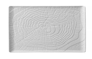 Talerz Prostokątny Nordic 33,5 X 20,5 Cm Porcelana Fine Dine