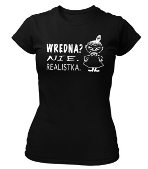 Koszulka damska WREDNA? NIE. REALISTKA.