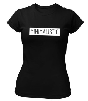 Koszulka damsa z napisem MINIMALISTIC