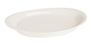 Półmisek Owalny Dove 33 X 24 Cm Porcelana Krem