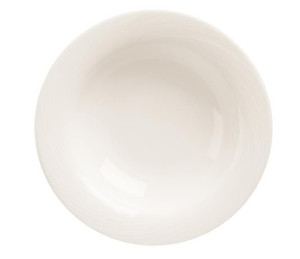 Talerz Głęboki Dove 22 X 4,1 Cm Porcelana Kremowa
