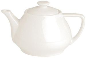 Dzbanek Do Herbaty Dove 685ml Porcelana Kremowa