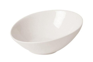 Miska Skośna Dove 560 Ml Porcelana Kremowa