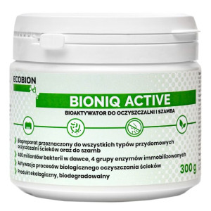 BIONIQ ACTIVE Bioaktywator do oczyszczalni i szamba 300g