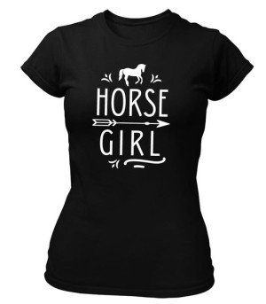 Koszulka damska HORSE GIRL T-shirt z koniem