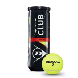 Piłki do Tenisa D TB CLUB AC 3 PET Dunlop 601334 3 Części (Guma naturalna)
