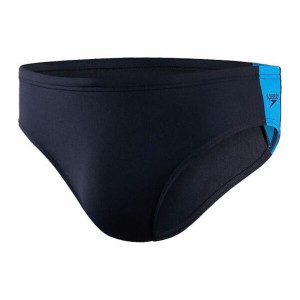 Strój kąpielowy Męski Speedo Boom Logo Splice  Brief M Ciemnoniebieski