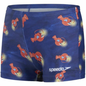 Strój kąpielowy Dziecięcy Speedo Essential Allover Aquashort Niebieski