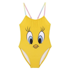 Strój Kąpielowy dla Dziewczynki Looney Tunes Żółty
