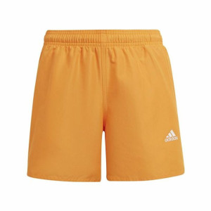 Strój kąpielowy Dziecięcy Adidas Badge of Sport Pomarańczowy