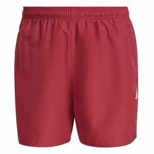 Strój kąpielowy Męski Adidas Solid Ciemnoczerwony