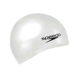 Czepek Pływacki Speedo PLAIN FLAT Biały Silikon