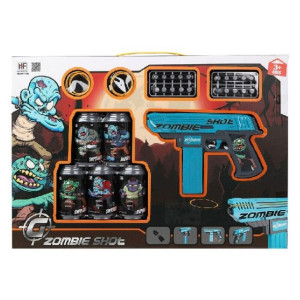 Playset Zombie Shot Pistolet na strzałki Niebieski (50 x 35 cm)