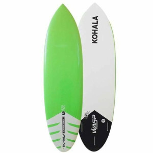 Deska do surfowania Epoxy Surf 6'6" Kolor Zielony Sztywny
