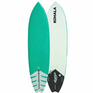 Deska do surfowania Epoxy Surf 7'6" Kolor Zielony Sztywny