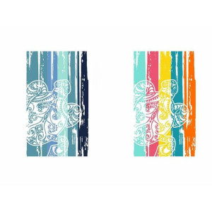 Ręcznik plażowy Secaneta Kunkuru Żółw Jacquard (100 x 170 cm)