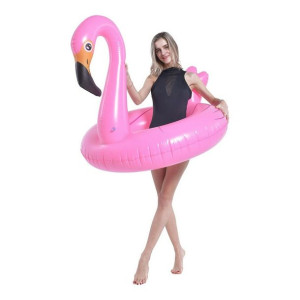 Nadmuchiwany Flaming Jilong Różowy (115 cm)