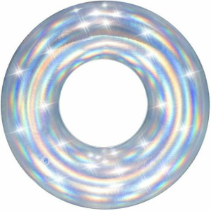 Koło Dmuchane Bestway  Round Buoy Srebrzysty 107 cm Opalizujący