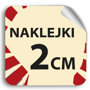 Naklejki Z Logo, Etykiety Na Paczki 2cm 100szt.