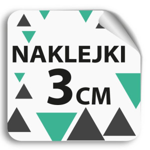 Naklejki Z Logo, Etykiety Na Paczki 3cm 100szt.