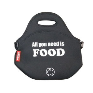 Torbę chłodzącą Bergner ALL YOU NEED IS FOOD Czarny