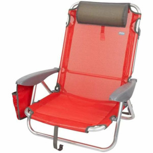 Fotel plażowy Color Baby 51 x 45 x 76 cm Czerwony