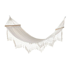 Hamak DKD Home Decor Biały Dub Frędzle (280 x 100 x 5 cm)