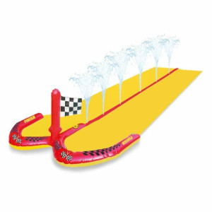 Zjeżdżalnia wodna Racing Sprinkler Swim Essentials Żółty