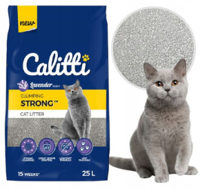 CALITTI Żwirek bentonitowy LAWENDA 25L