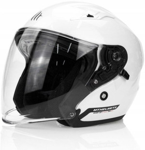 Mt Kask Otwarty Z Blendą Avenue Solid Biały M