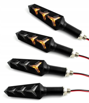 Kierunkowskazy Dynamiczne Led Motocykl Skuter Quad