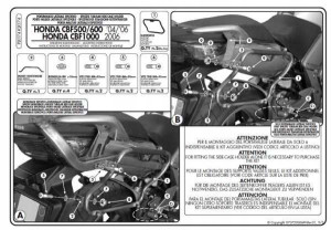 Stelaż Kufrów Bocznych Monokey Side Honda Cbf 500