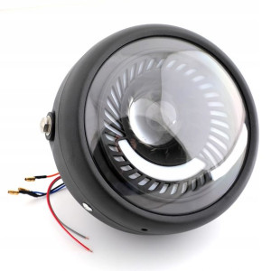 Uniwersalny reflektor LED 16,5 cm Cafe racer