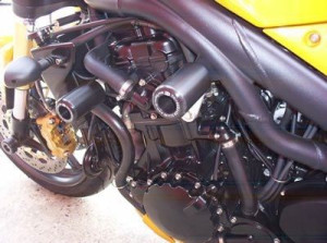 Crashpady Classic R&g Triumph Speed Triple Black
