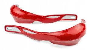 Osłony Dłoni Enduro Handbar Leoshi Czerwone 2 Szt.