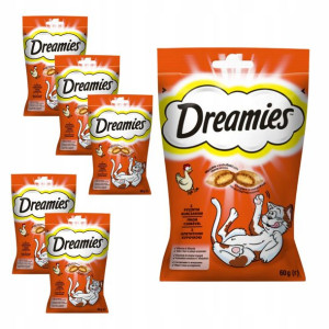 DREAMIES Smakołyk z KURCZAKIEM dla Kota 6 x 60g