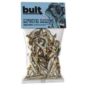 BULT Naturalny Przysmak dla Psa Szprotki Suszone