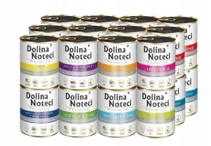 DOLINA NOTECI PREMIUM ZESTAW mix smaków 24x 800g
