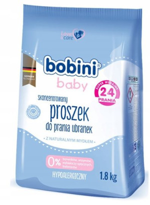 Proszek do prania Bobini Baby 1,8kg Biał*