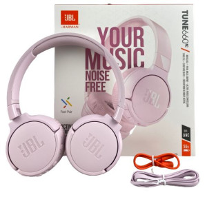 Słuchawki bezprzewodowe JBL TUNE 660 Różowe
