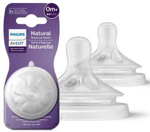 Philips Avent natural SCY962/02 smoczek do butelki RESPONSE 0m+ nr2