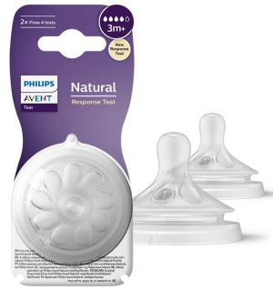 Philips Avent natural SCY964/02 smoczek do butelki RESPONSE 3m+ nr4