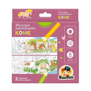 Czu 501997 dłuuugie kolorowanki konie