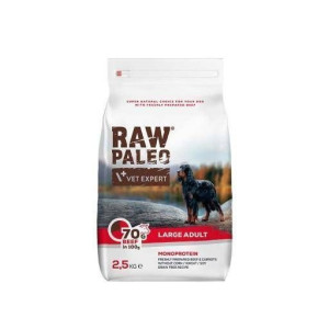 VETEXPERT Raw Paleo Beef adult large 2,5kg dla dużych psów