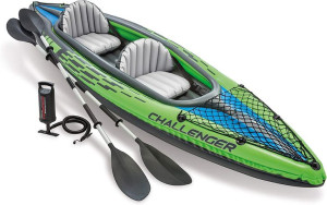 Kajak Challenger K2 + Wiosła + Pompka 351cm 68306