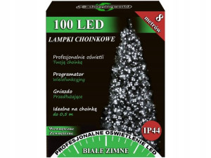 Lampki Choinkowe 100 Led Na Choinkę Led100 Białe Z