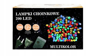Lampki Choinkowe 200 Led Na Choinkę Led200 Multi